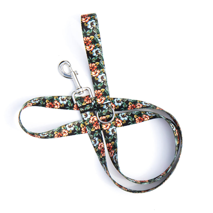 Hawaiian Floral Dog Leash | SeaFlower Co
