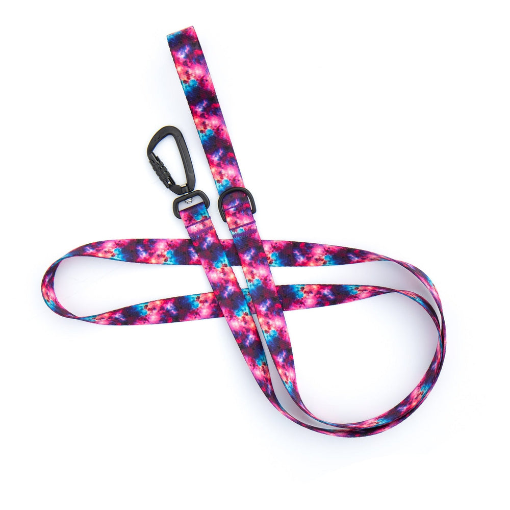 Galaxy Dog Leash With Auto-Locking Carabiner