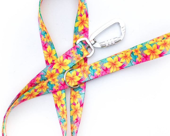 Hawaiian Floral Dog Leash | SeaFlower Co