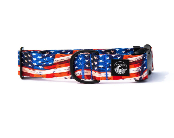 American Flags Dog Collar | SeaFlower Co
