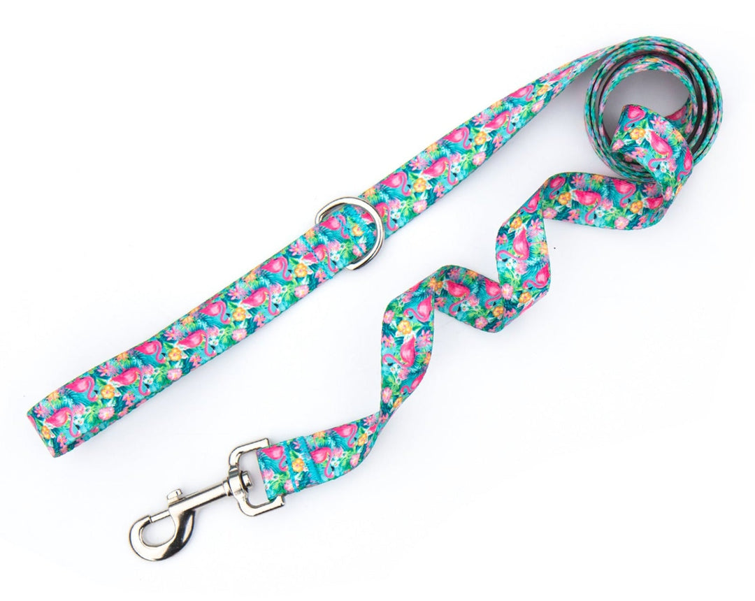 Summer Flamingo Dog Leash | SeaFlower Co