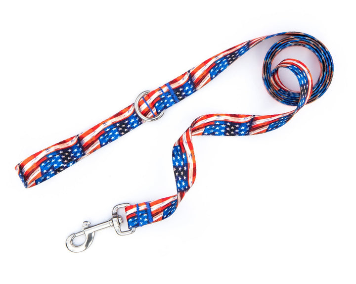 American Flags Dog Leash | SeaFlower Co