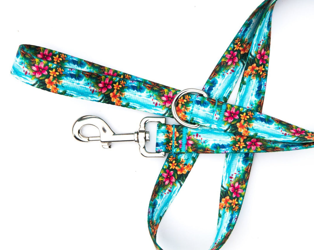 Hawaiian Beach Dog Leash | Stylish & Durable Pet Gear