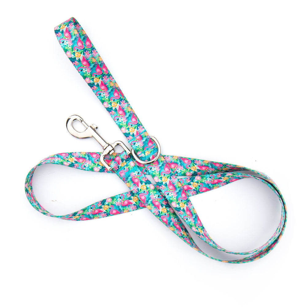 Summer Flamingo Dog Leash | SeaFlower Co