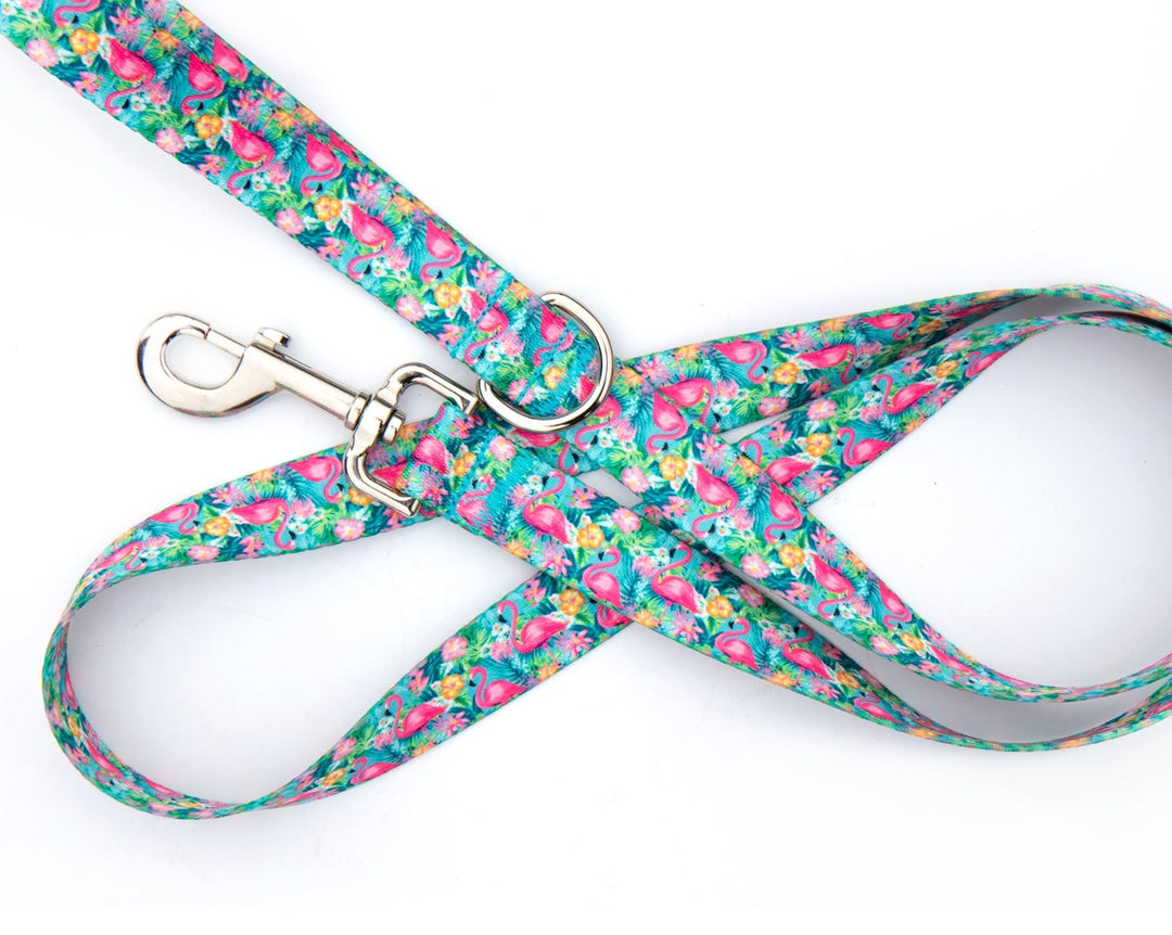 Summer Flamingo Dog Leash | SeaFlower Co