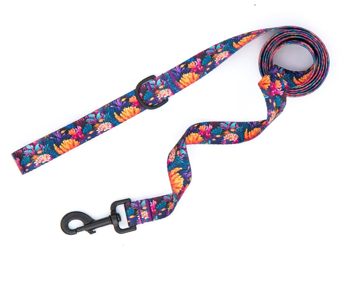 Coral Reef Dog Leash | SeaFlower Co