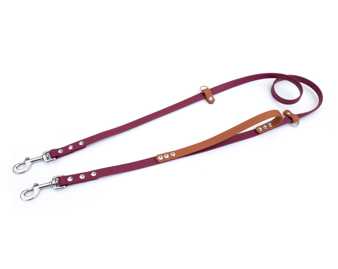 Hands Free/Multi-Purpose BioThane® Waterproof Leash With Traffic Handle