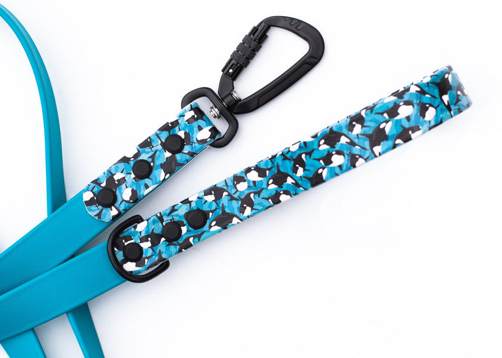 Orca UV printed BioThane® Dog Leash | Waterproof Dog Gear | SeaFlower Co