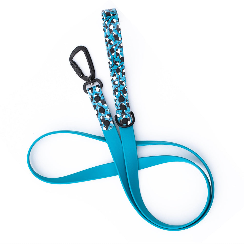 Orca UV printed BioThane® Dog Leash | Waterproof Dog Gear | SeaFlower Co