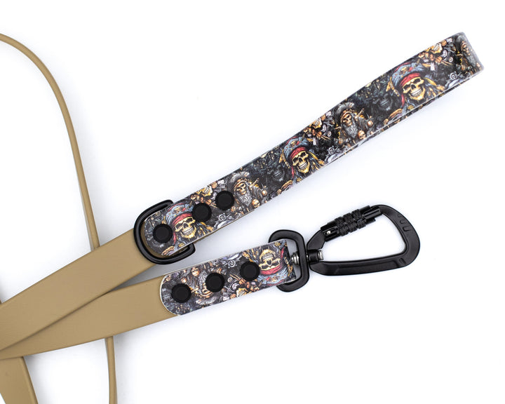 Pirates BioThane® Pet Leash | Waterproof UV Printed BioThane Dog Gear