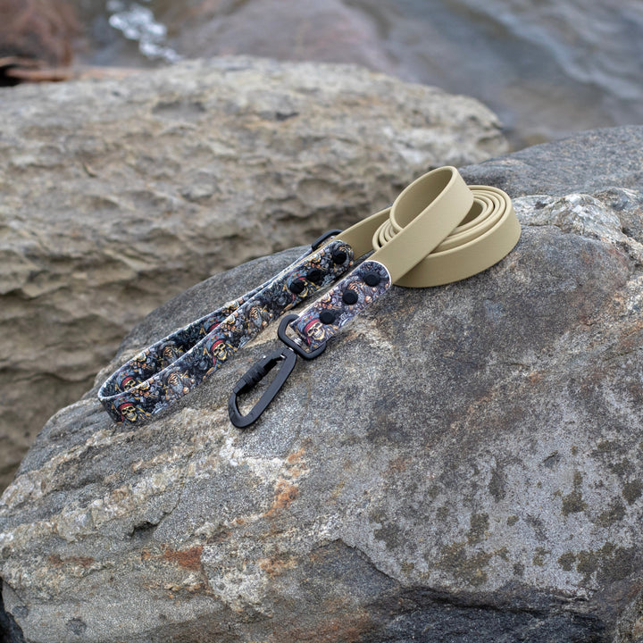 Pirates BioThane® Pet Leash | Waterproof UV Printed BioThane Dog Gear