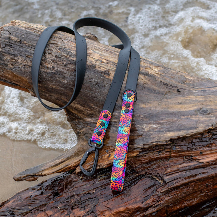 Rainbow Leopard BioThane® Leash