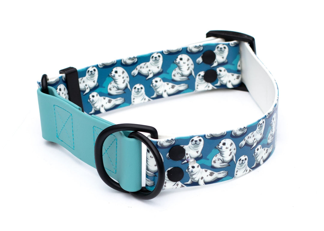 Cute Seals 1.5" Biothane Limited Slip Collar | SeaFlower Co