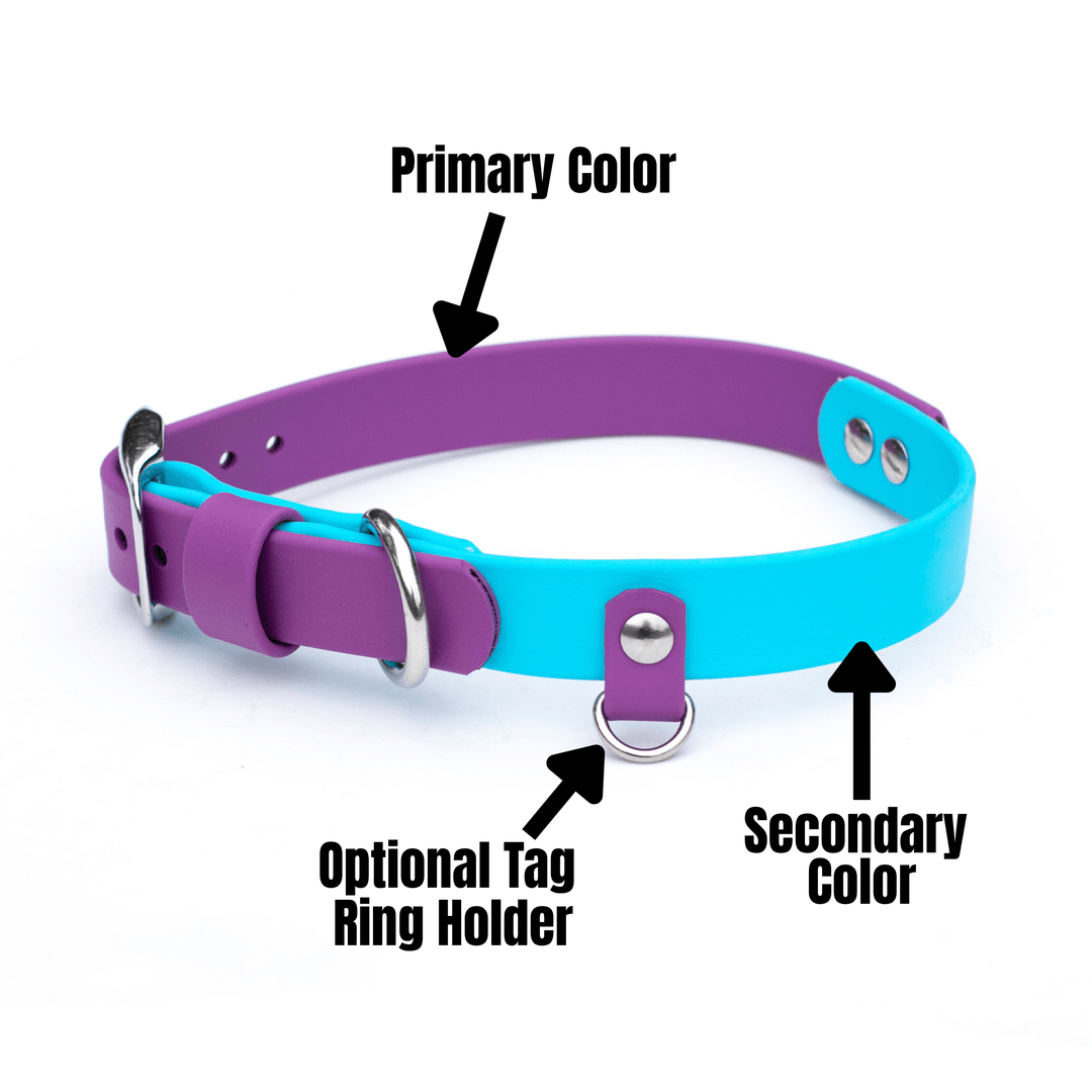 Two-Toned BioThane® Collars
