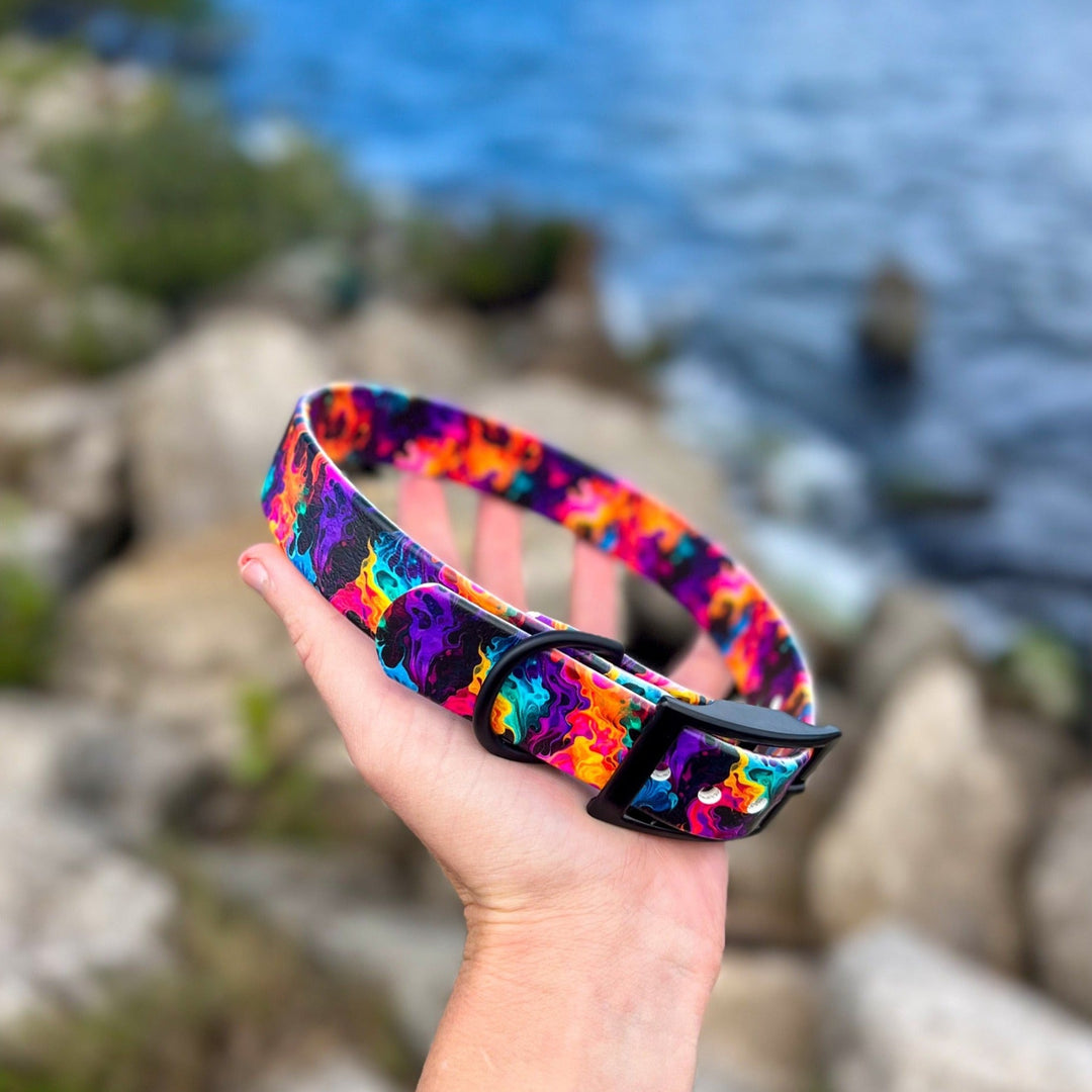 Flames BioThane® Collar | SeaFlower Co