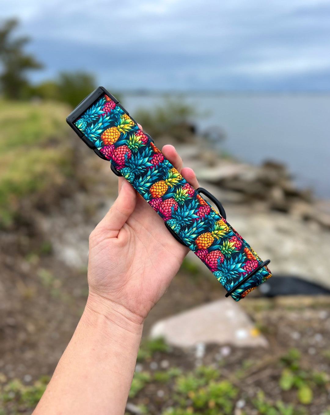 Summer Pineapples Durable Pet Collar | SeaFlower Co