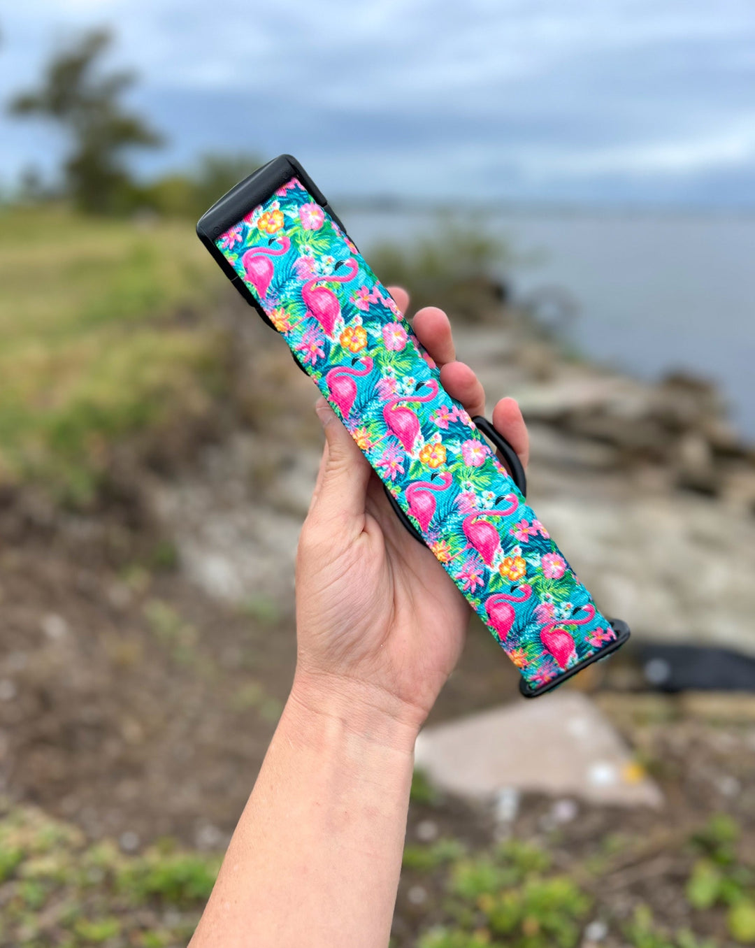 Flamingo Summer Dog Collar | SeaFlower Co