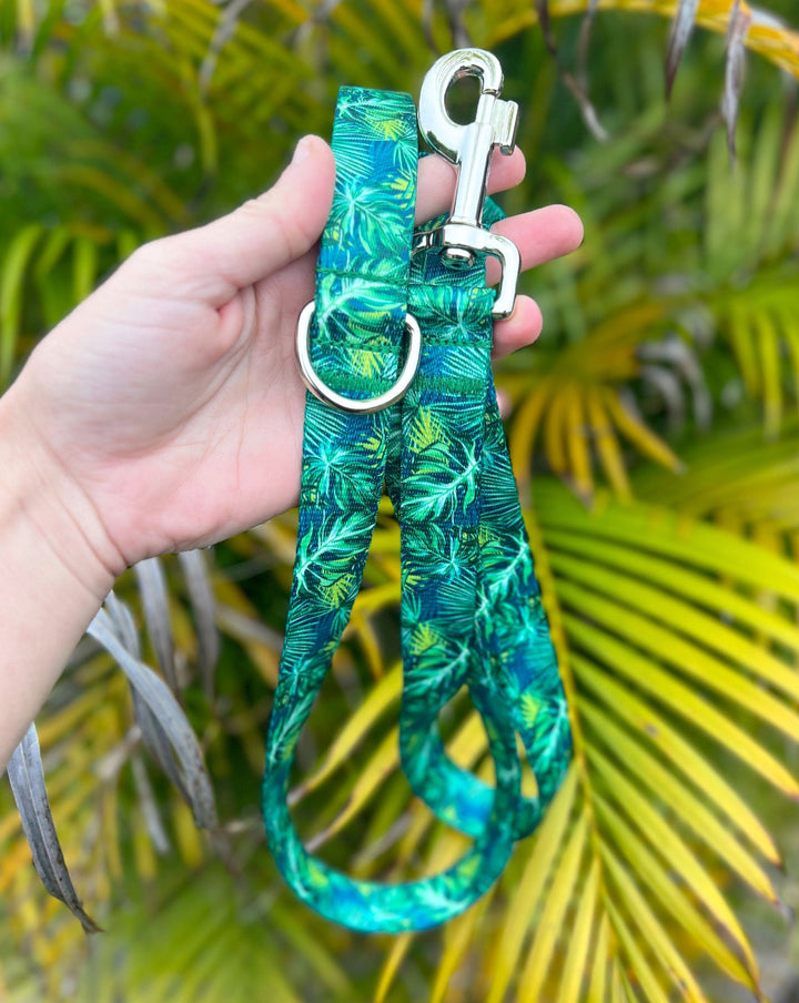 Tropical Palm Tree Dog Leash | SeaFlower Co