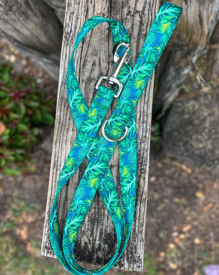 Tropical Palm Tree Dog Leash | SeaFlower Co