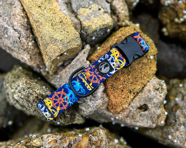 Nautical Dog Collar | SeaFlower Co