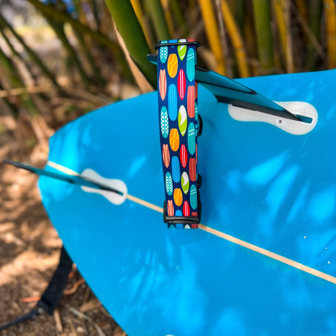 Surfboard Dog Collar | SeaFlower Co