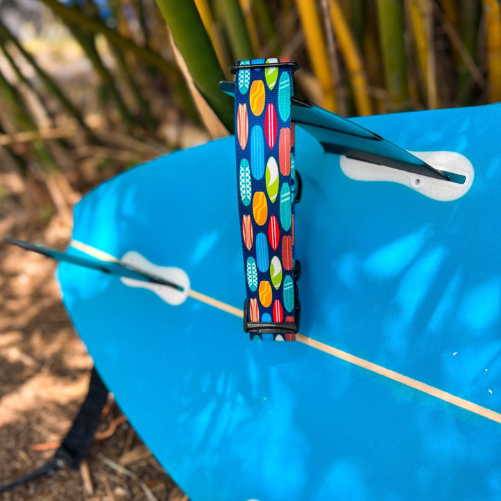 Surfboard Dog Collar | SeaFlower Co