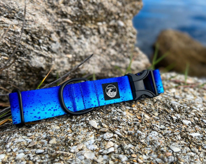 Blue Mahi Dog Collar | SeaFlower Co