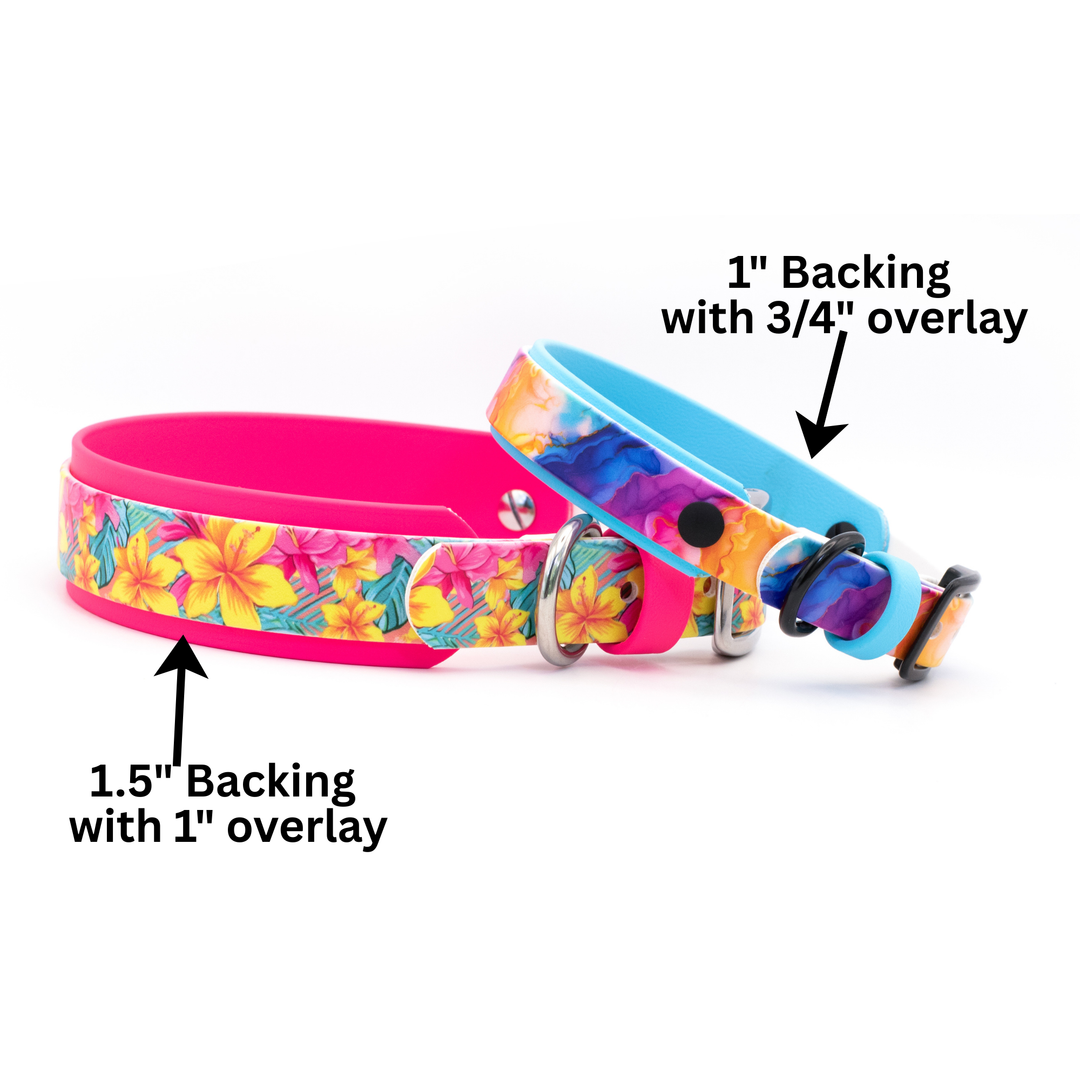 UV-Printed Double Layered BioThane® Collar | Pick Your Pattern