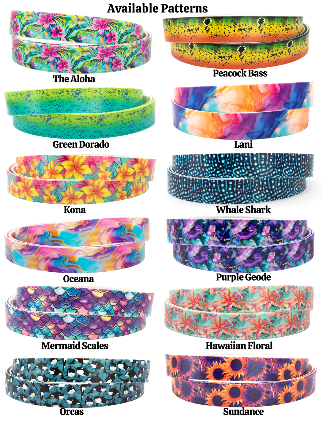 1.5" UV-Printed BioThane Collar | Pick Your Pattern