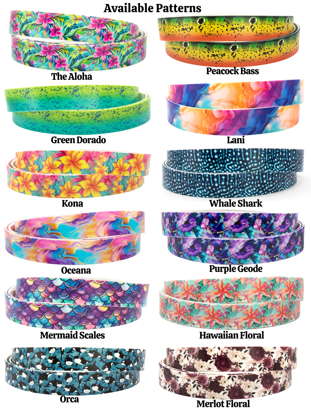UV-Printed BioThane® Standard Leash | Pick Your Pattern