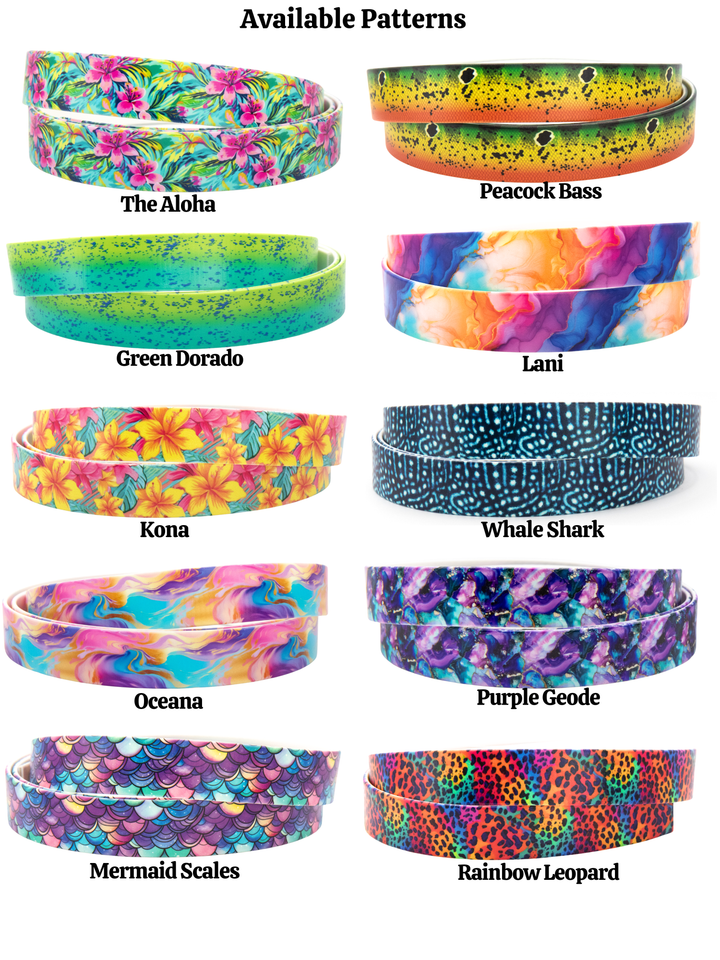UV-Printed BioThane® Collars With Personalized Nameplate | Pick Your Pattern