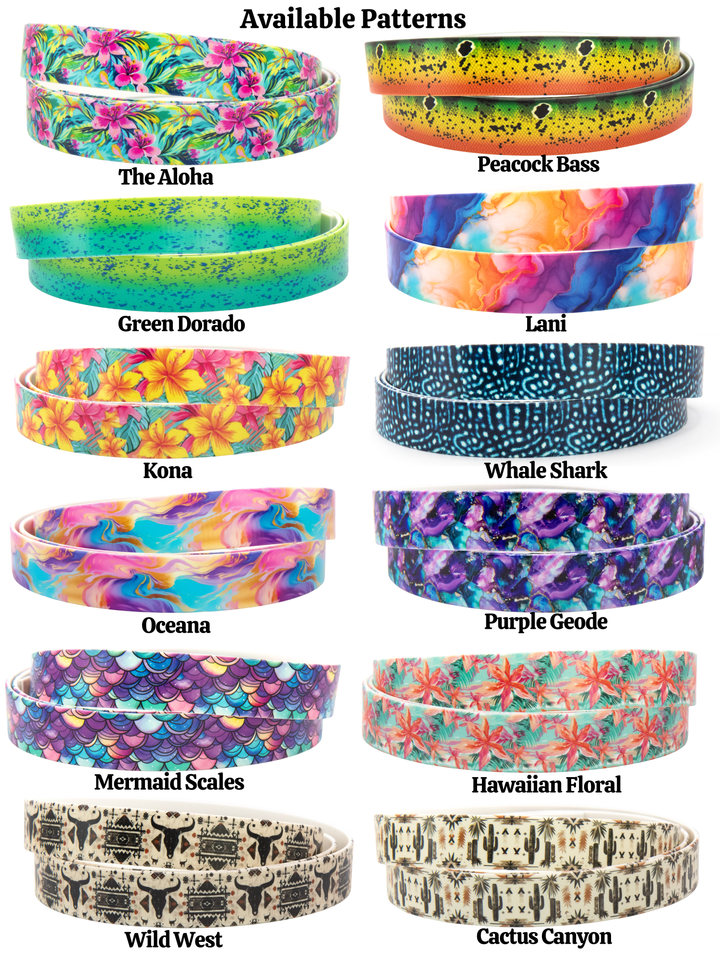 UV-Printed BioThane® 1" Width Martingale Collars | Pick Your Pattern
