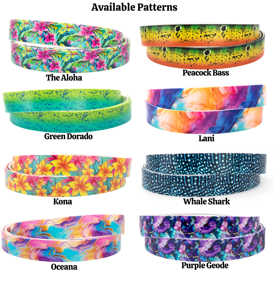 1.5" UV-Printed Tapered BioThane® Collar | Pick Your Pattern