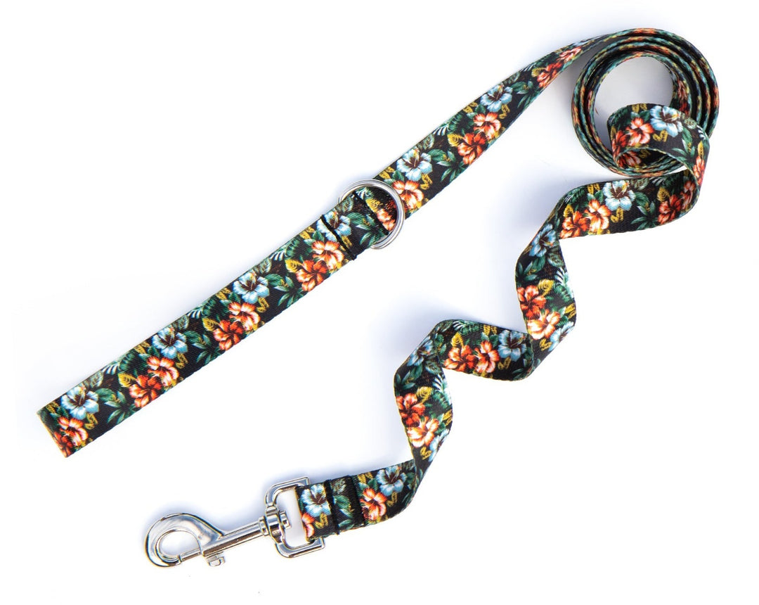 Hawaiian Floral Dog Leash | SeaFlower Co