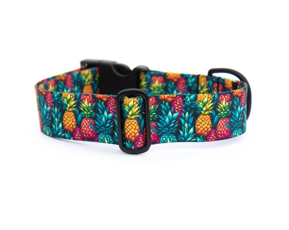 Summer Pineapples Durable Pet Collar | SeaFlower Co