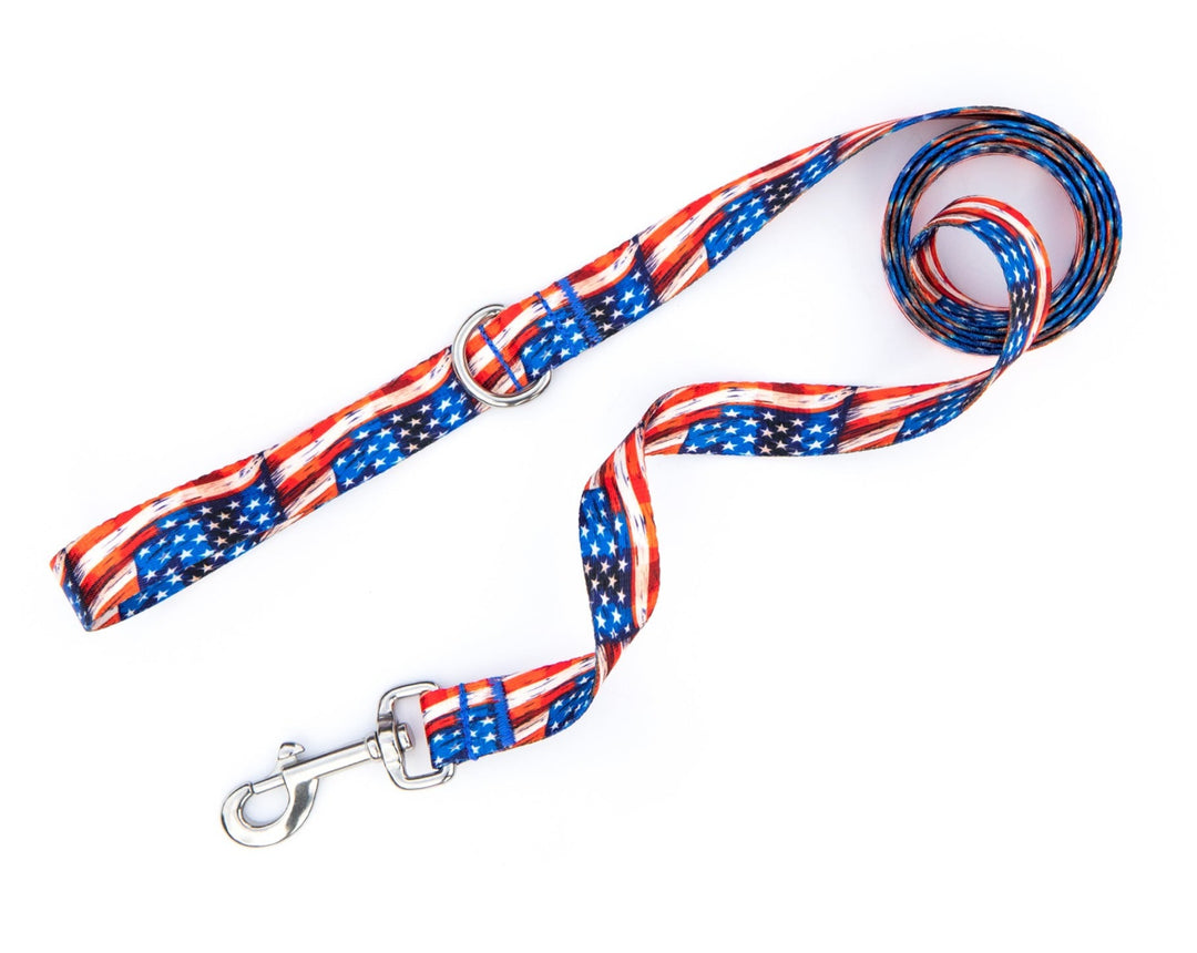 American Flags Dog Leash | SeaFlower Co