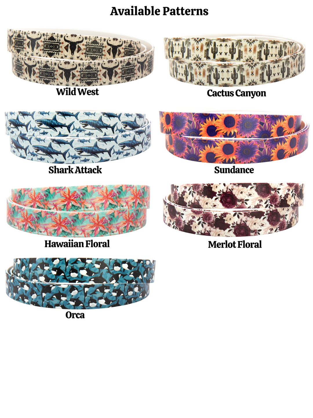 Fi Compatible 3/3+ Patterned BioThane® Collar With Personalized Nameplate