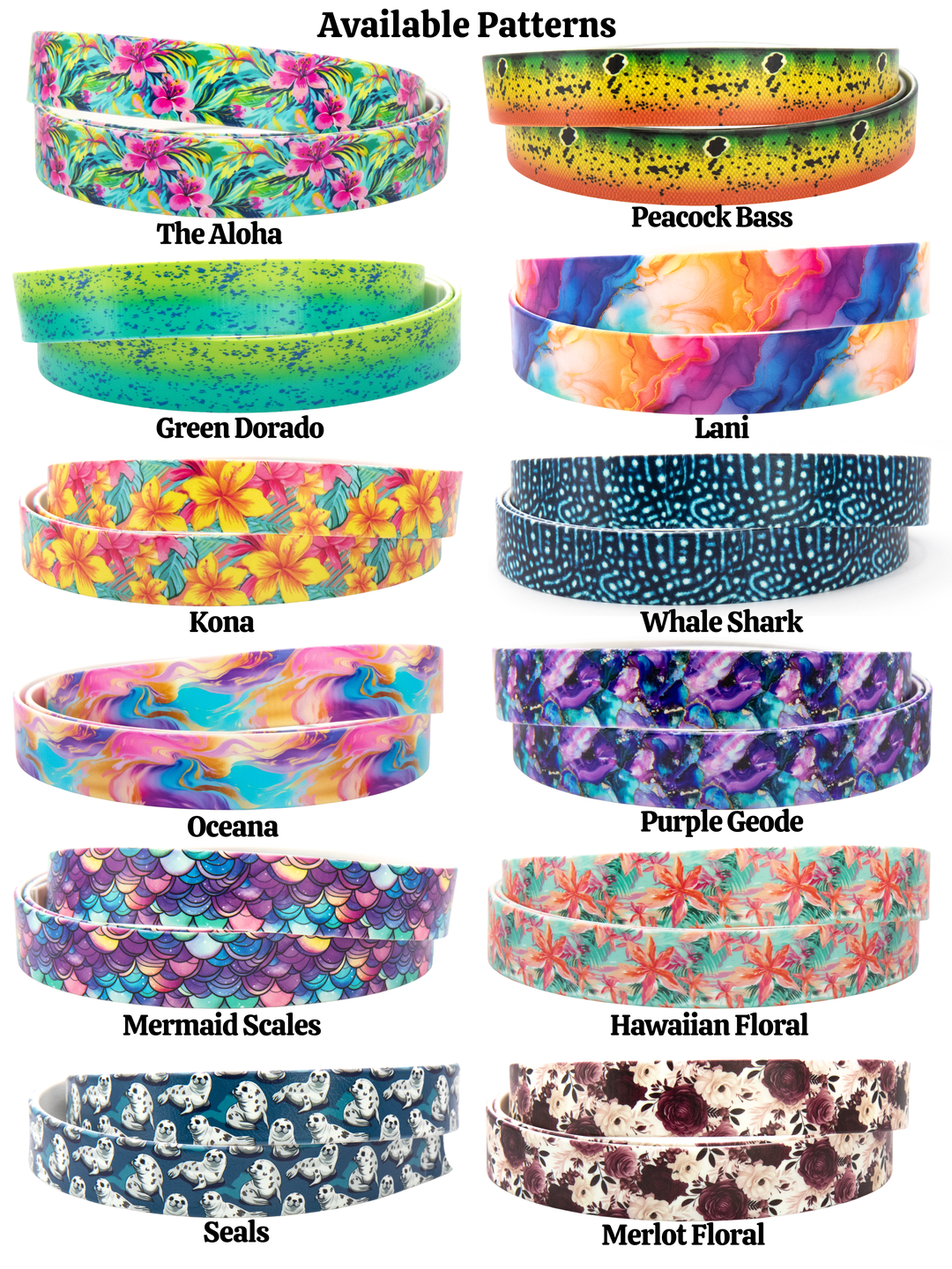 UV-Printed BioThane® Standard Leash | Pick Your Pattern