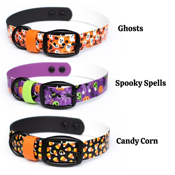 Halloween UV-Printed BioThane® Collar