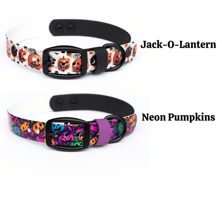 Halloween UV-Printed BioThane® Collar