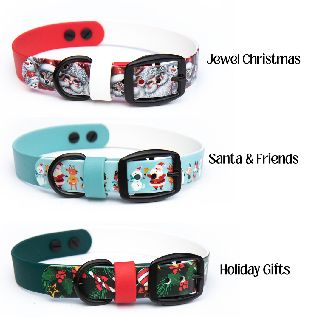Holiday UV-Printed BioThane® Collar