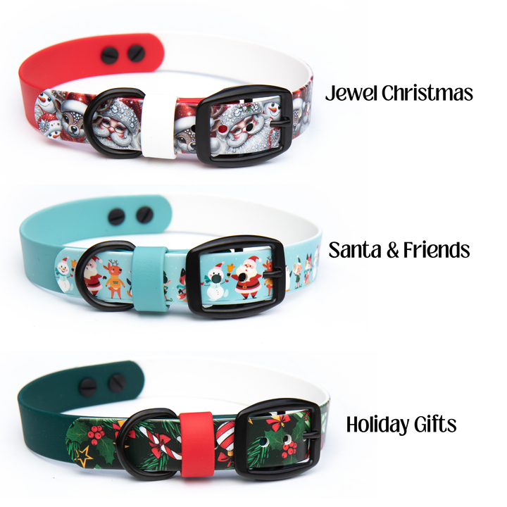 Holiday UV-Printed BioThane® Collar