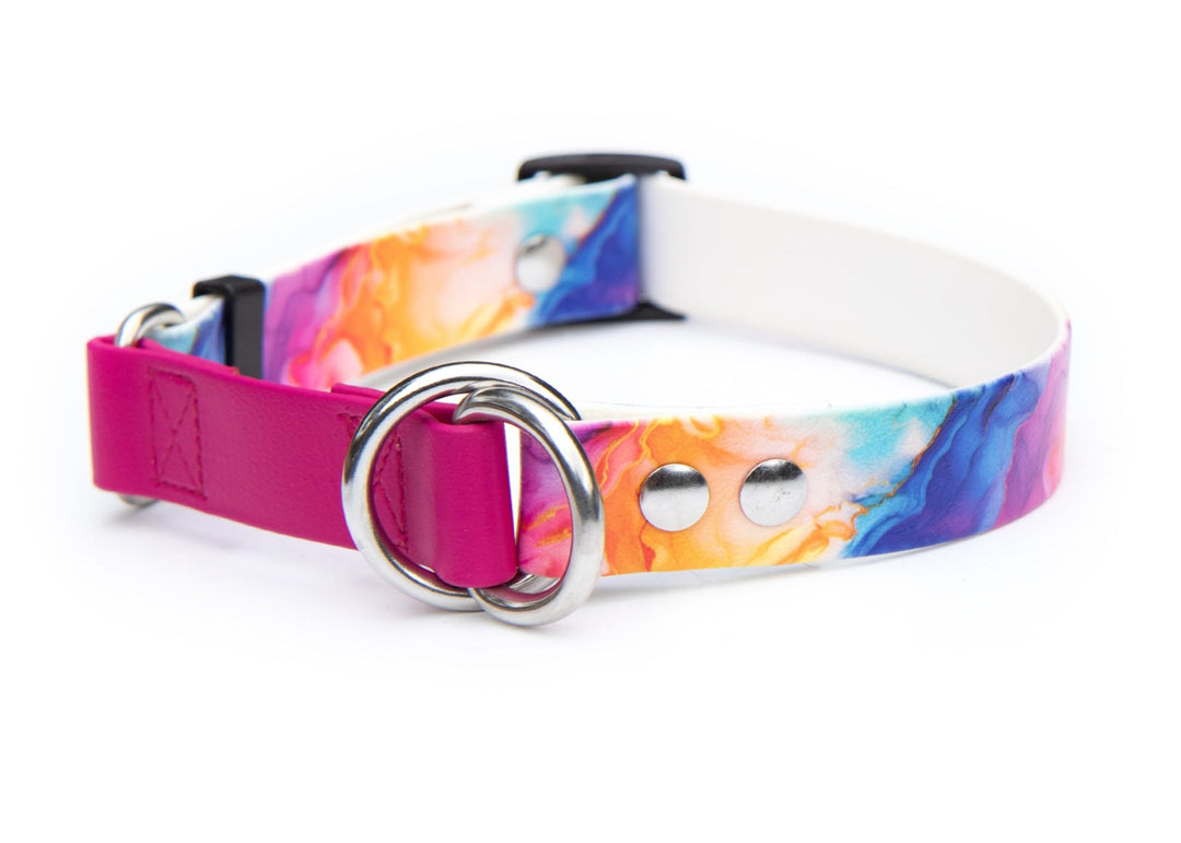 UV Printed BioThane Adjustable Limited Slip Collar | SeaFlower Co