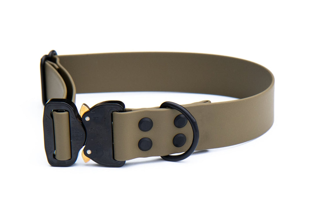1.5" Adjustable BioThane Collar With COBRA® Buckle | Waterproof Dog Gear