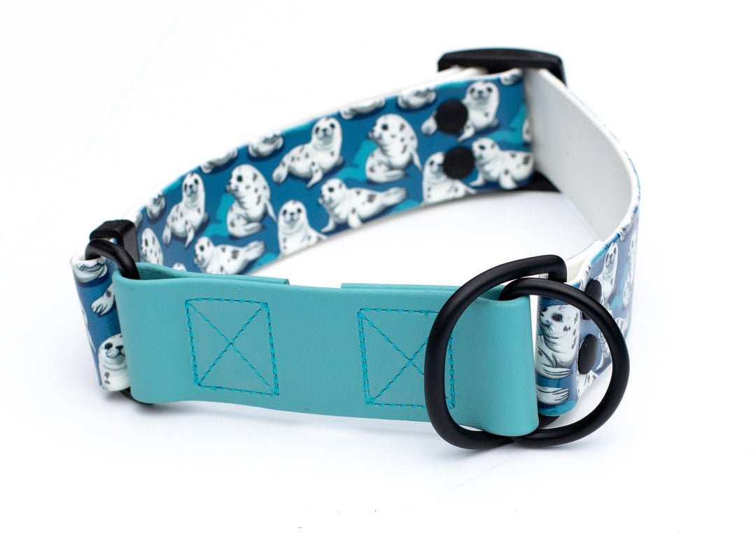 Cute Seals 1.5" Biothane Limited Slip Collar | SeaFlower Co
