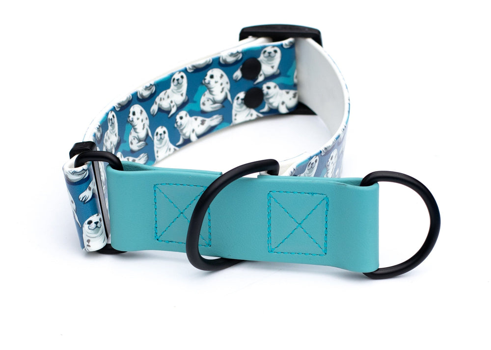Cute Seals 1.5" Biothane Limited Slip Collar | SeaFlower Co