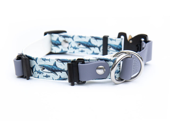 Fi Compatible Series 3/3+ Limited Slip UV Printed BioThane Collar With Buckle | SeaFlower Co