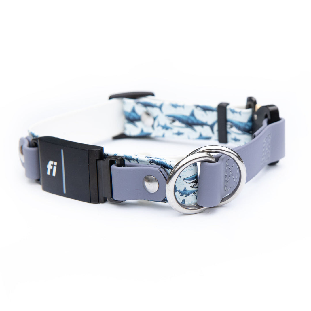 Fi Compatible 3/3+ Limited Slip Patterned BioThane® Collar With Buckle