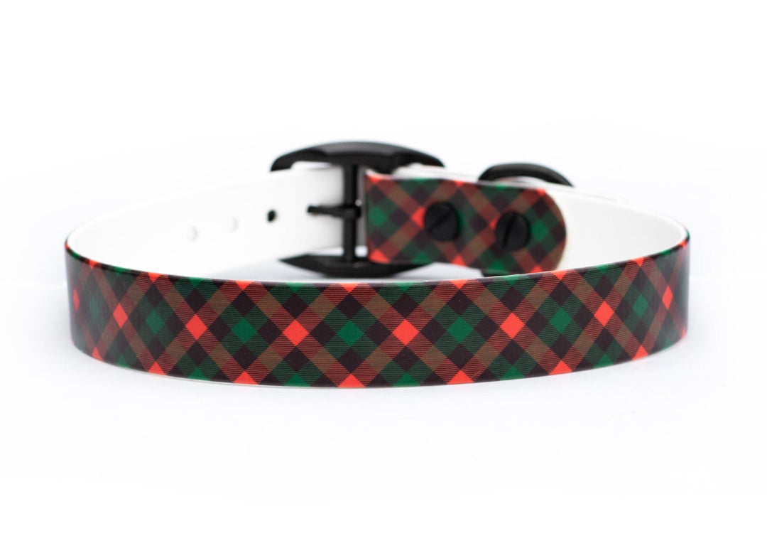 Buffalo Plaid Biothane Collar | SeaFlower Co