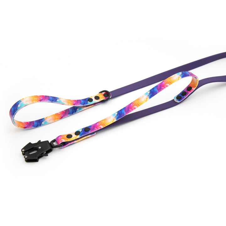 UV-Printed BioThane® Leash With Traffic Handle | SeaFlower Co